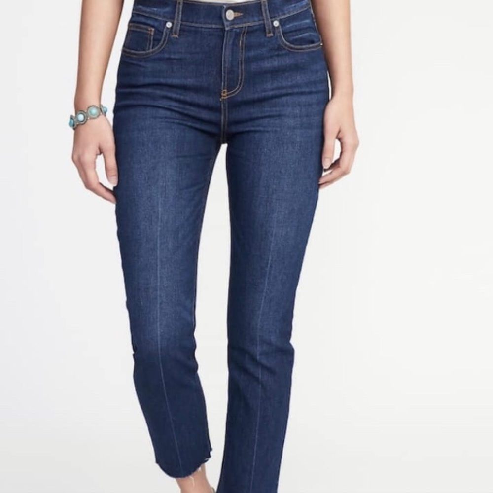 Old Navy High-Rise The Power Jean, Straight